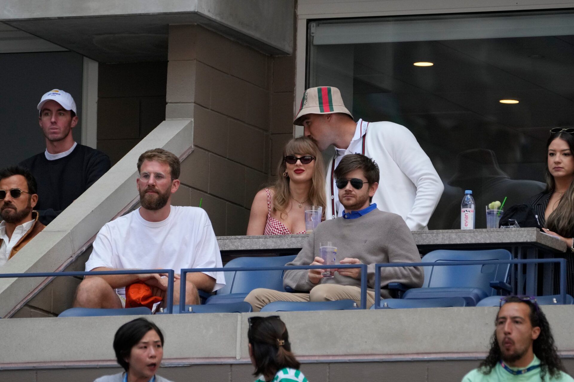 Taylor Swift and Travis Kelce.
