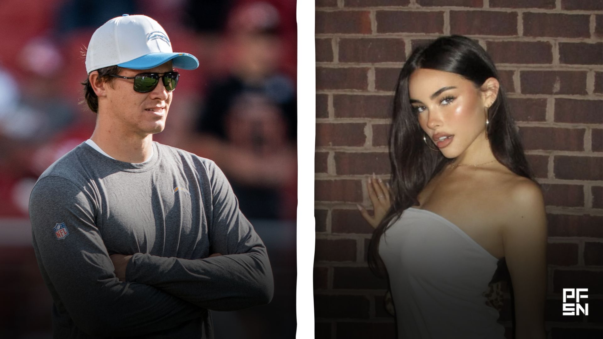 Justin Herbert Shares Sweet Kiss With Rumored Girlfriend Madison Beer Ahead of Chargers’ Week 5 Game