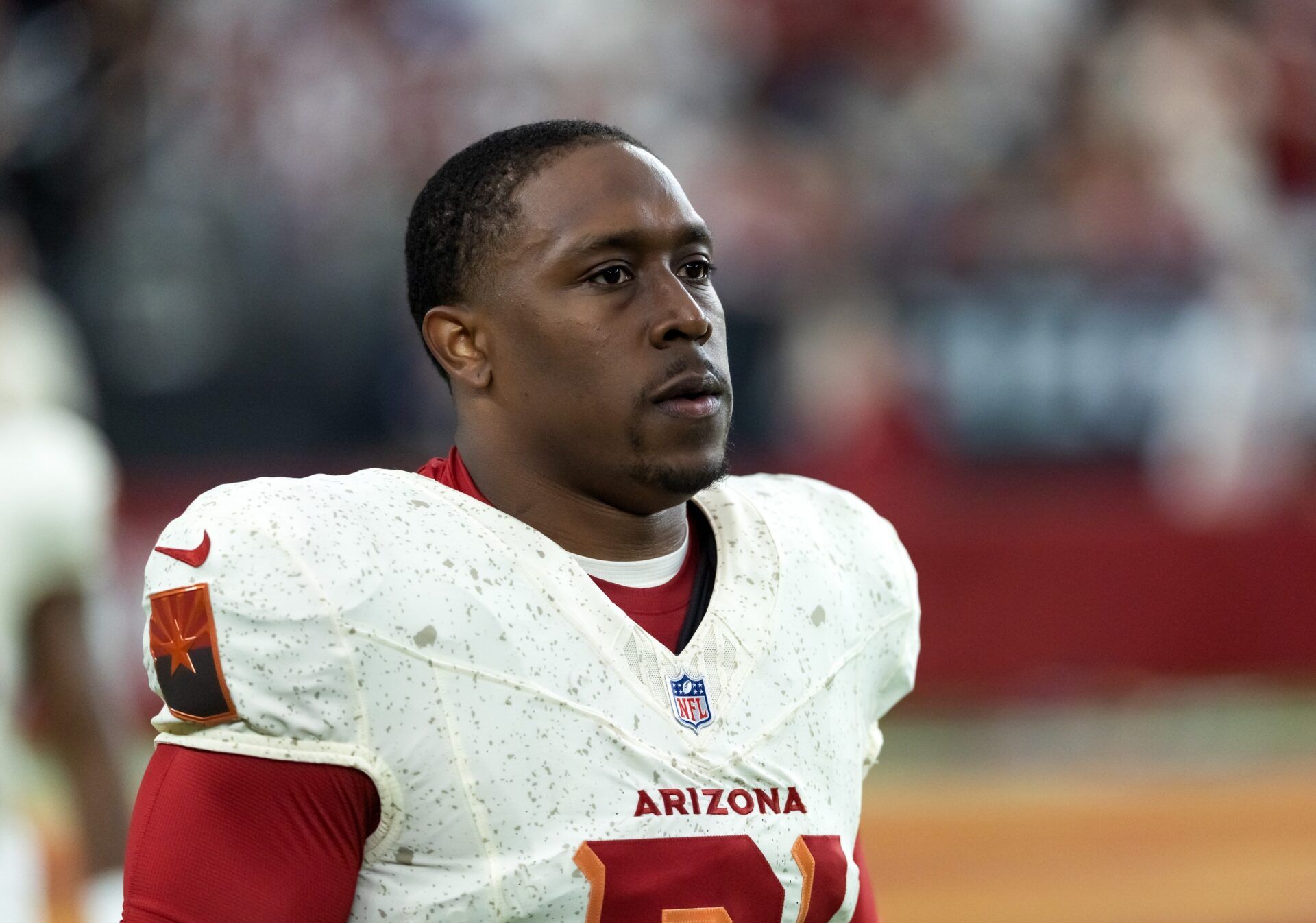 Arizona Cardinals running back Emari Demercado (31) against the Seattle Seahawks at State Farm Stadium.