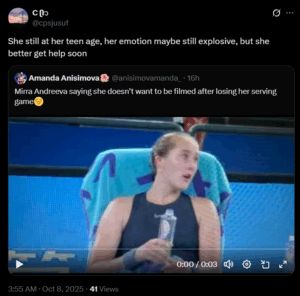 Screengrab of tweets on X