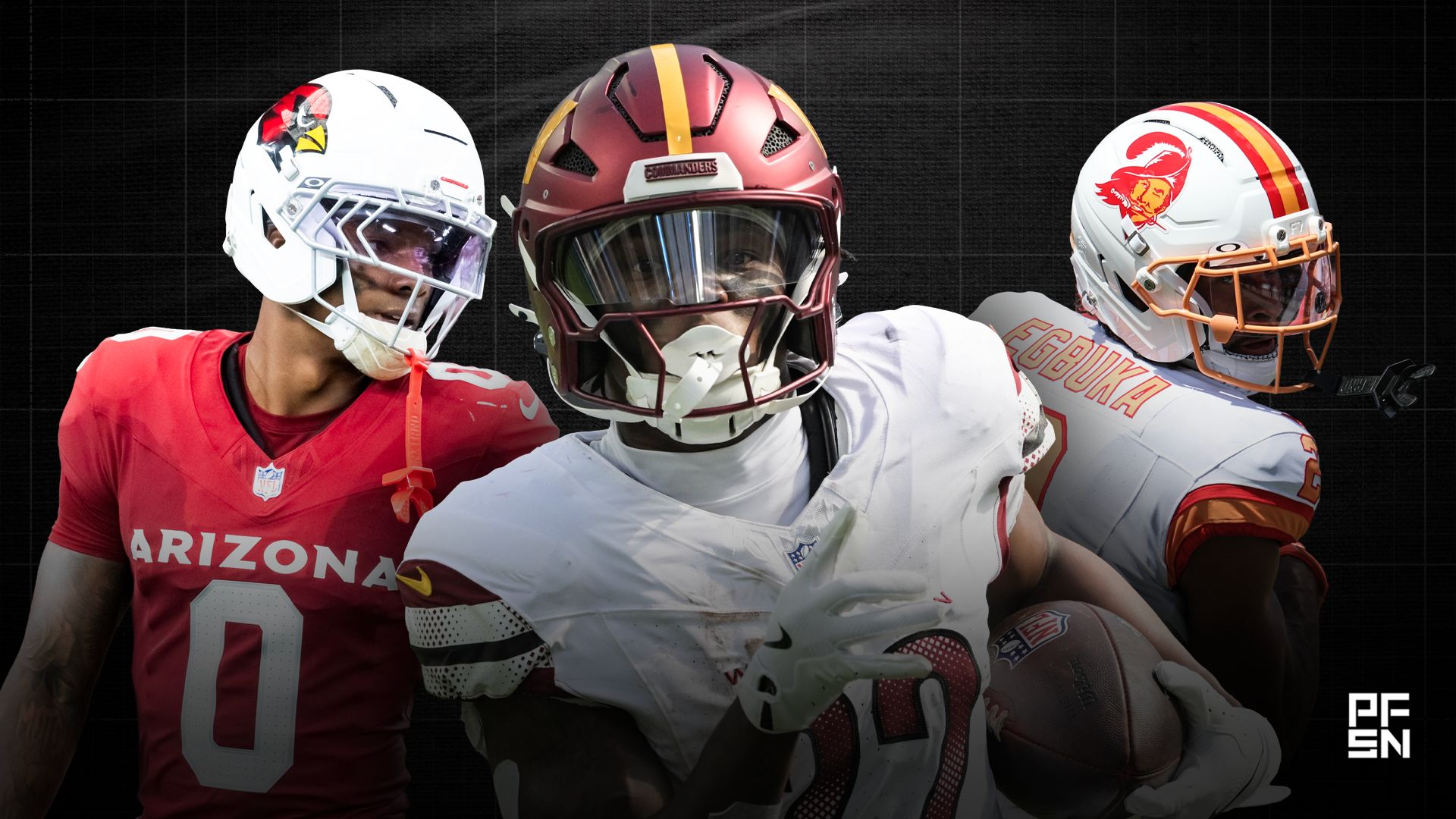 NFL All-Rookie Team: Jacory Croskey-Merritt, Emeka Egbuka Among PFSN's Highest-Graded Rookies in Week 5