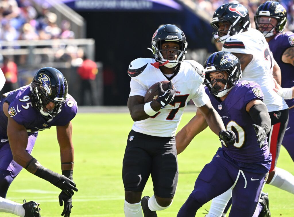 Image for Should You Start Houston Texans RBs Woody Marks or Nick Chubb in Fantasy Football Week 9?
