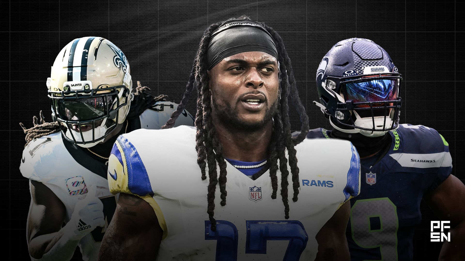 Katz's Fantasy Football Start ‘Em, Sit ‘Em Picks for Week 7: Alvin Kamara, Davante, Adams, Kenneth Walker III, and Others