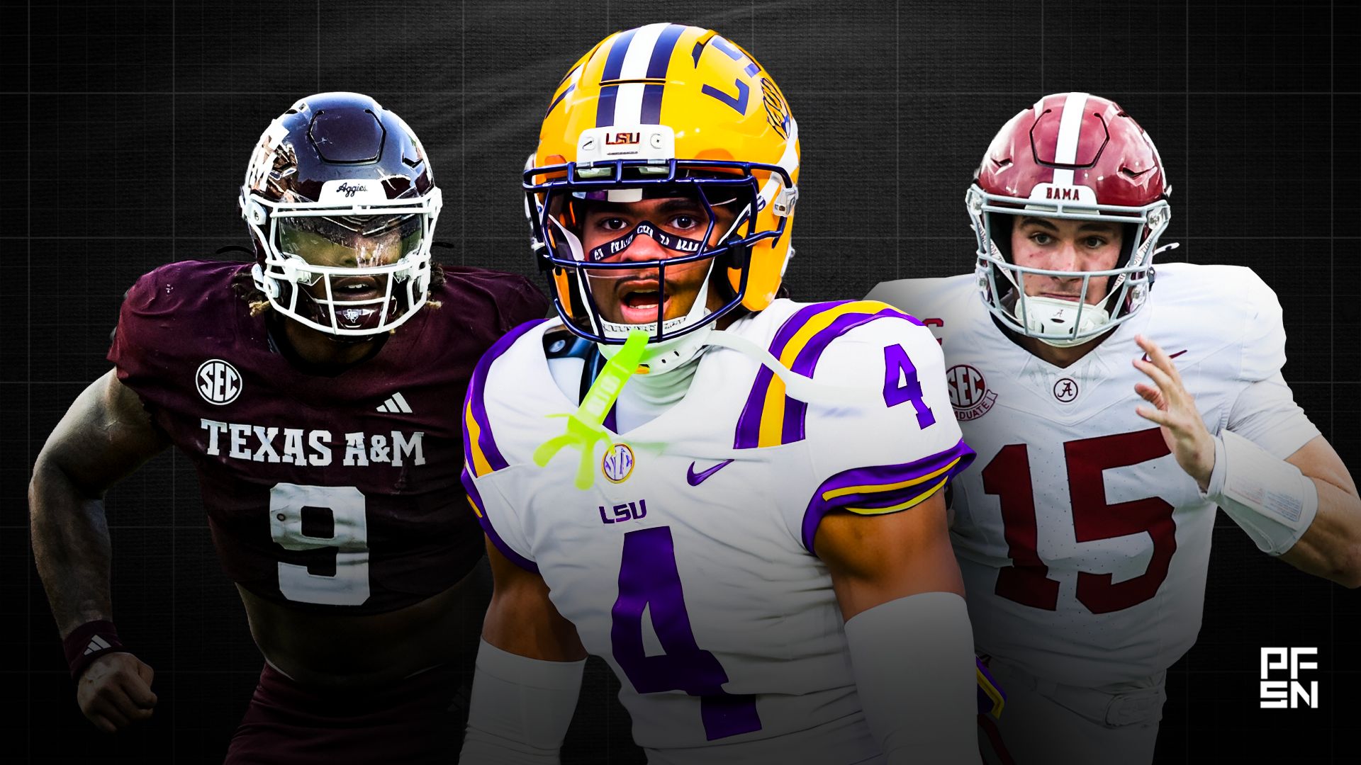 PFSN Midseason All-SEC Football Team Headlined by Ty Simpson, Mansoor Delane