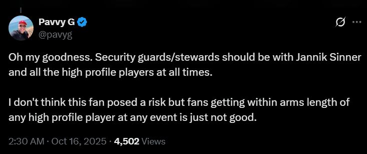 Screengrab of comments on X