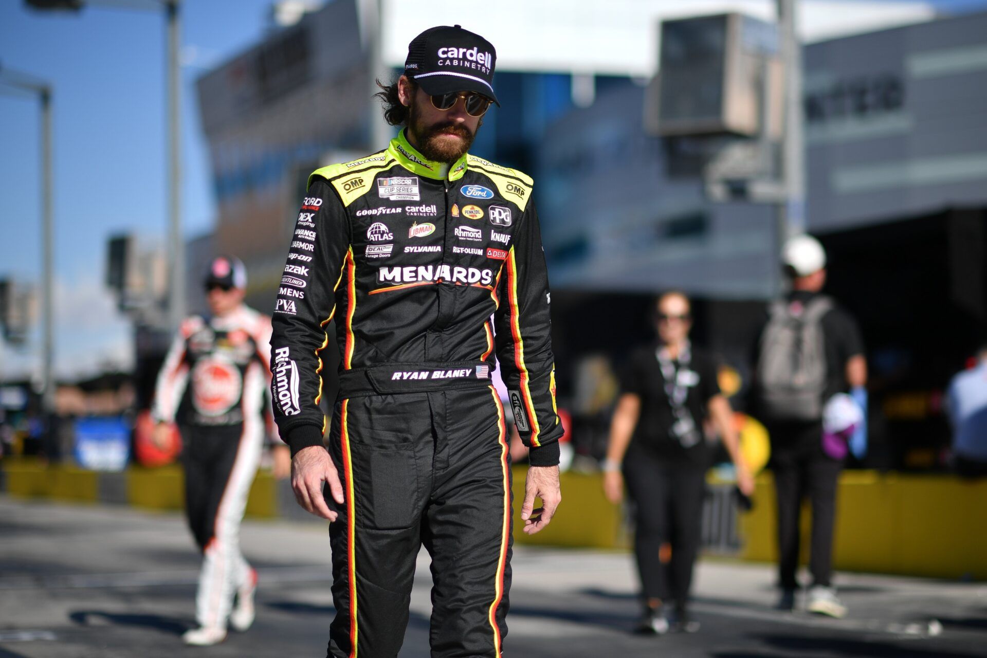 NASCAR Cup Series driver Ryan Blaney (12) during qualifying for the South Point 400 at Las Vegas Motor Speedway.