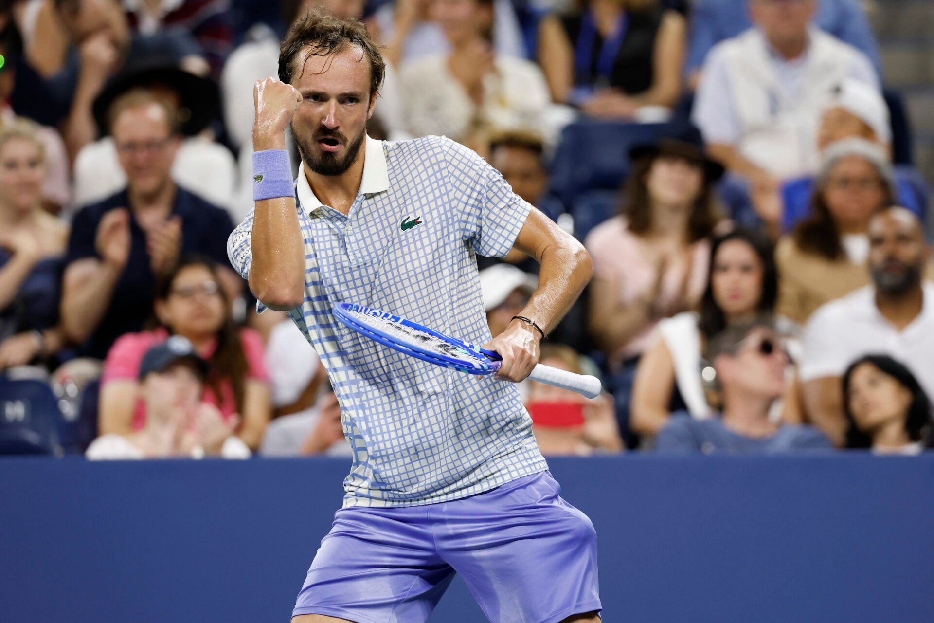 Standing between Daniil Medvedev and a first singles title since 2023 is Corentin Moutet.