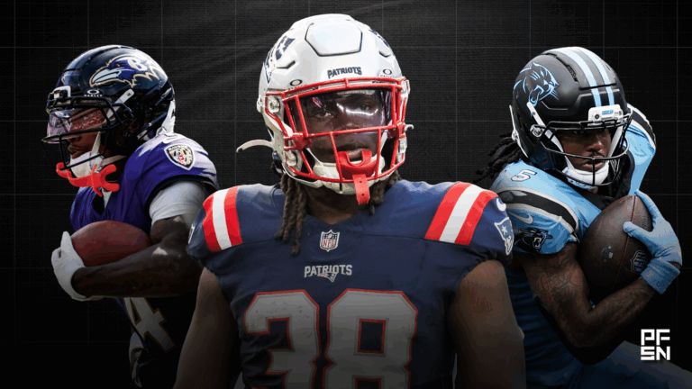 Katz's Fantasy Football Start ‘Em, Sit ‘Em Picks for Week 8: Rico Dowdle, Zay Flowers, Rhamondre Stevenson, and Others