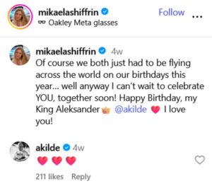Screenshot of Kilde's comment.