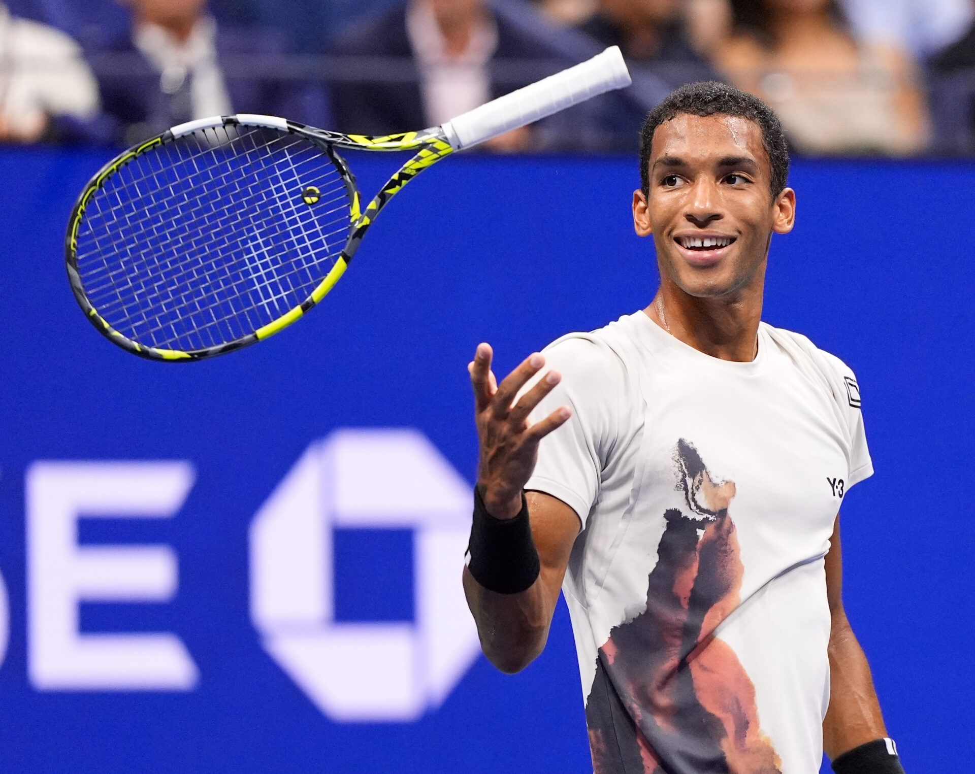 Felix Auger-Aliassime’s new bride Nina has expressed her joy at her boyfriend winning his first ATP title since their marriage.