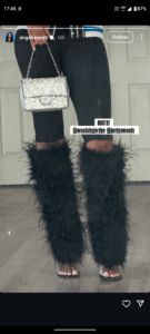 Angel Reese's Instagram story showcasing her Jordyn Woods' special boots