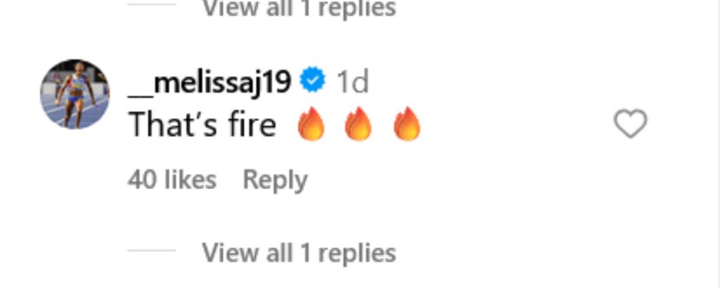 Screenshot of Jefferson-Wooden's comment