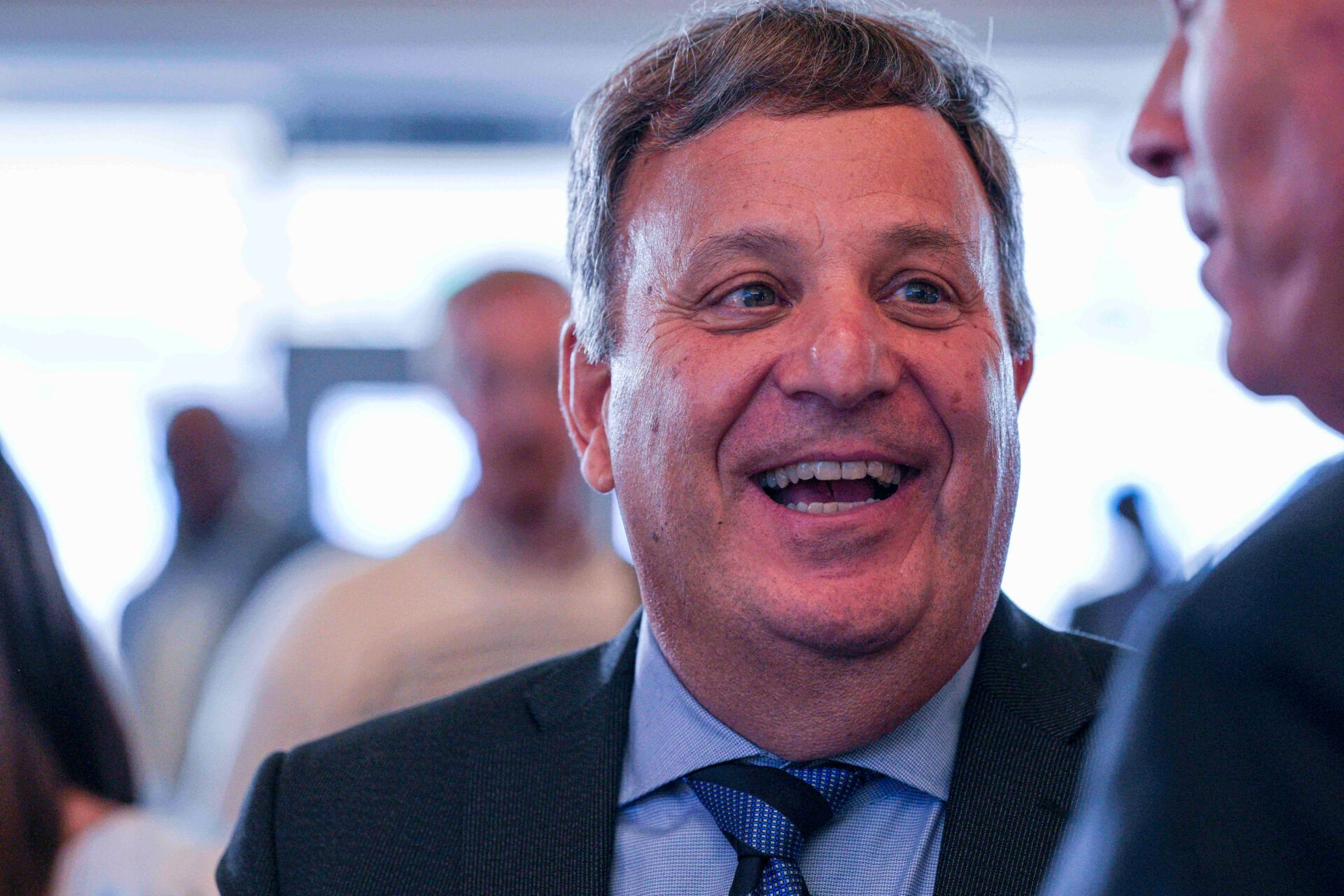 North Carolina Tar Heels general manager Michael Lombardi during the Bill Belichick hiring announcement at Loudermilk Center for Excellence.
