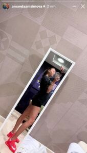 Amanda Anisimova's Instargam story