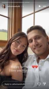 Andre Agassi and Steffi Graf’s son Jaden's girlfriend Catherine on Instagram