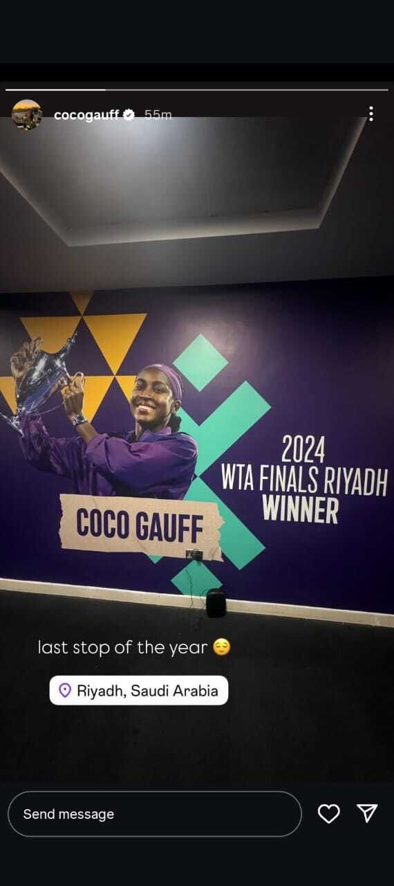 Coco Riyadh Coco Gauff Arrives in Riyadh for 'Last Stop' of 2025 Season as She Aims ...