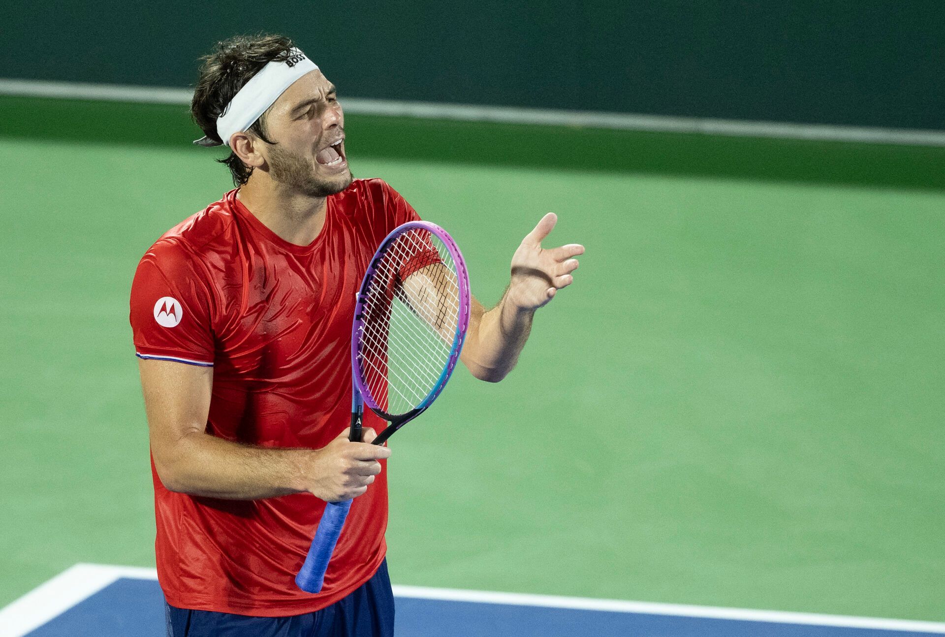 Taylor Fritz's run at the Paris Masters came to an end in the third round