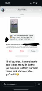 Via Danielle Collins Instagram stories