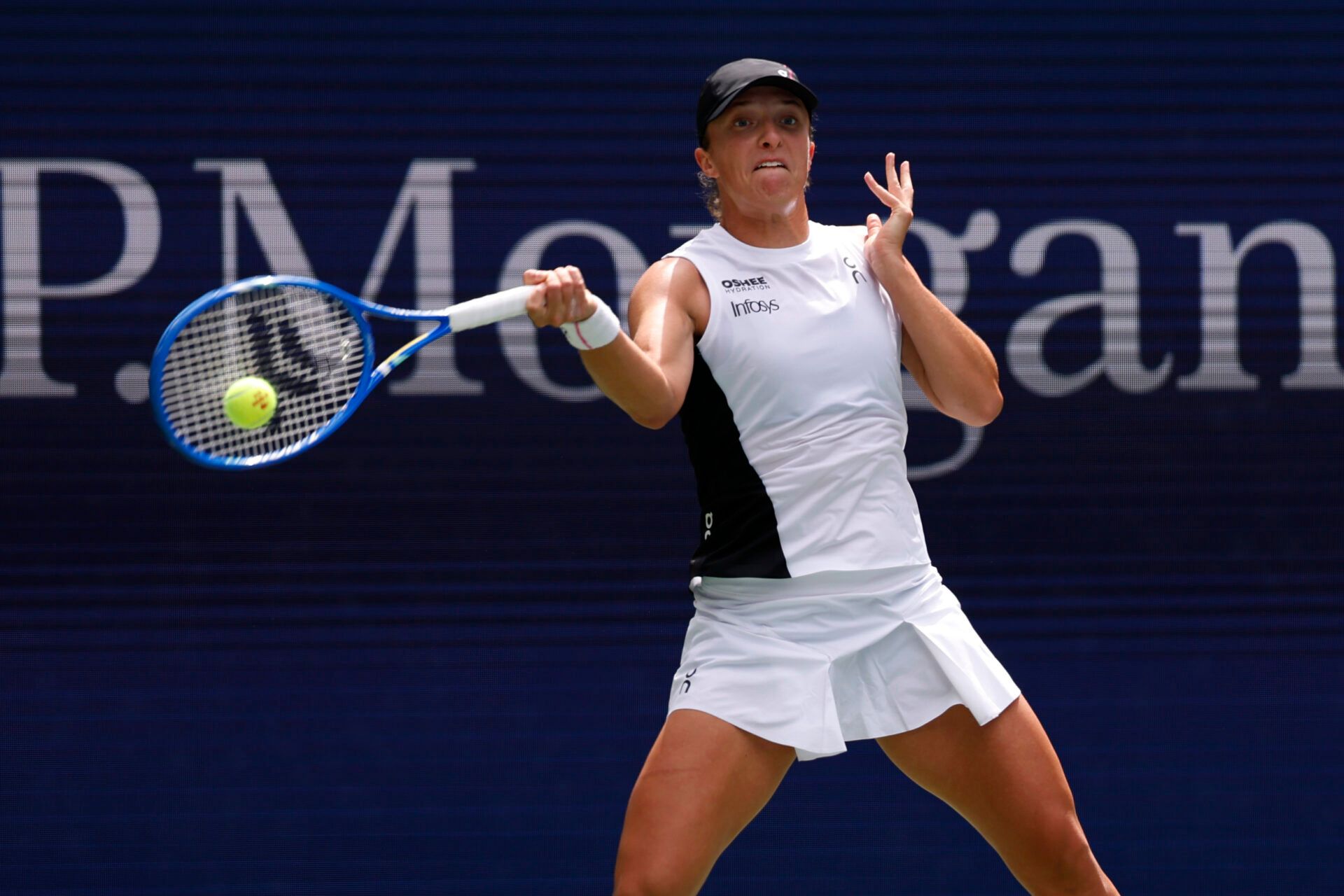 Former champion Iga Świątek will face seventh-ranked Madison Keys in her tournament opener at the 2025 WTA Finals on Saturday, Nov. 1.