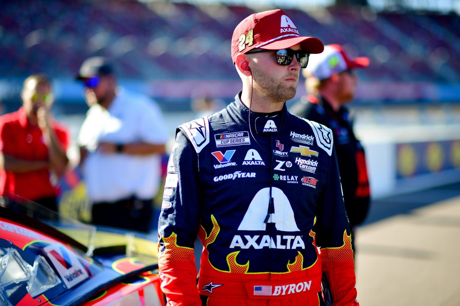 NASCAR Cup Series driver William Byron (24) during qualifying at Phoenix Raceway.