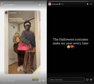 Screenshots of Naomi Osaka's Instagram stories | Source: IG/naomiosaka