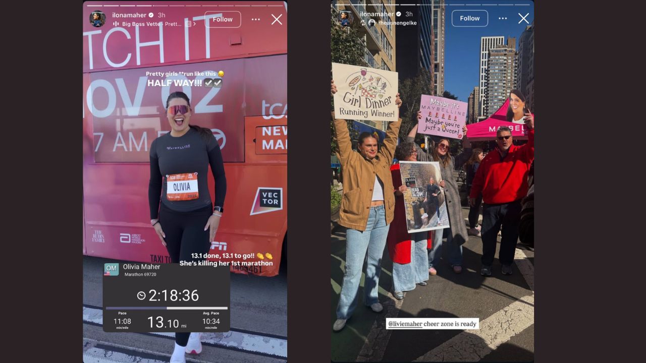 Still taken from Maher's Instagram (source: @ilonamaher/Instagram)