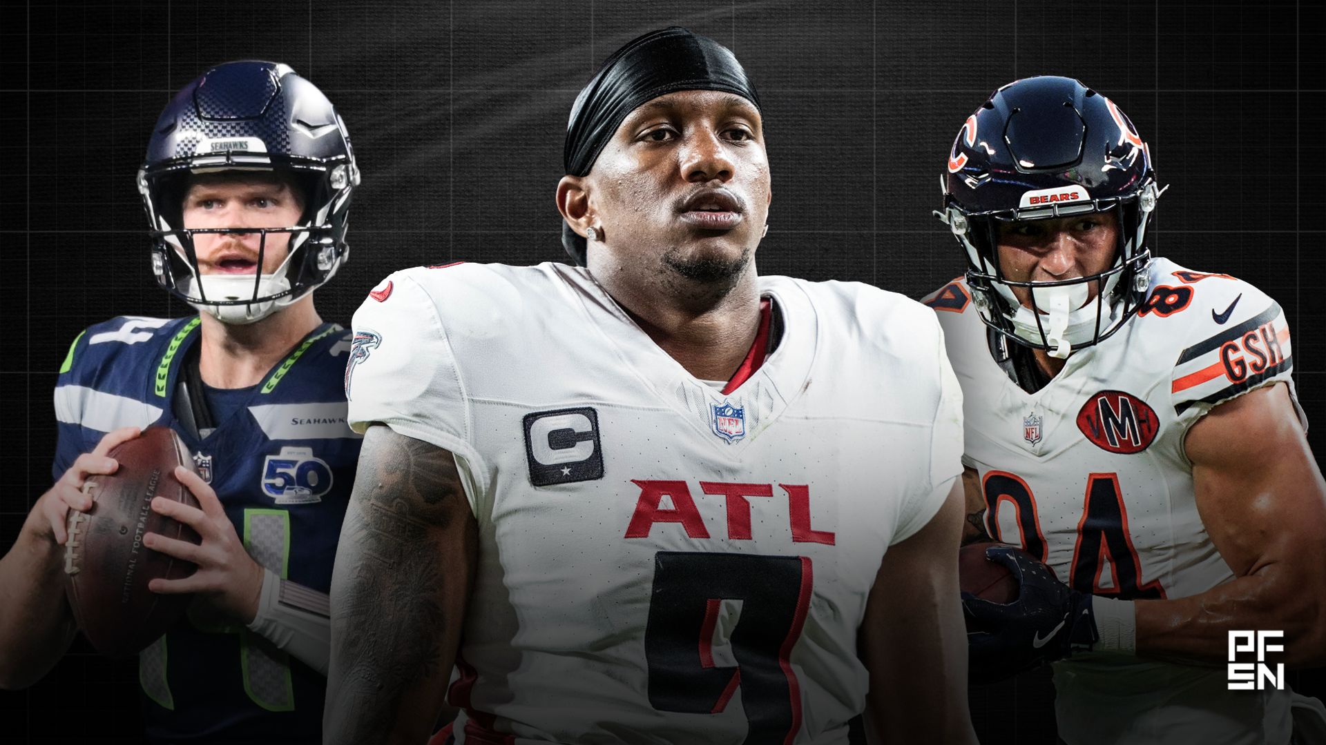 Fantasy Football Streamers Week 10: Top Options Include Sam Darnold, Michael Penix Jr., and Colston Loveland