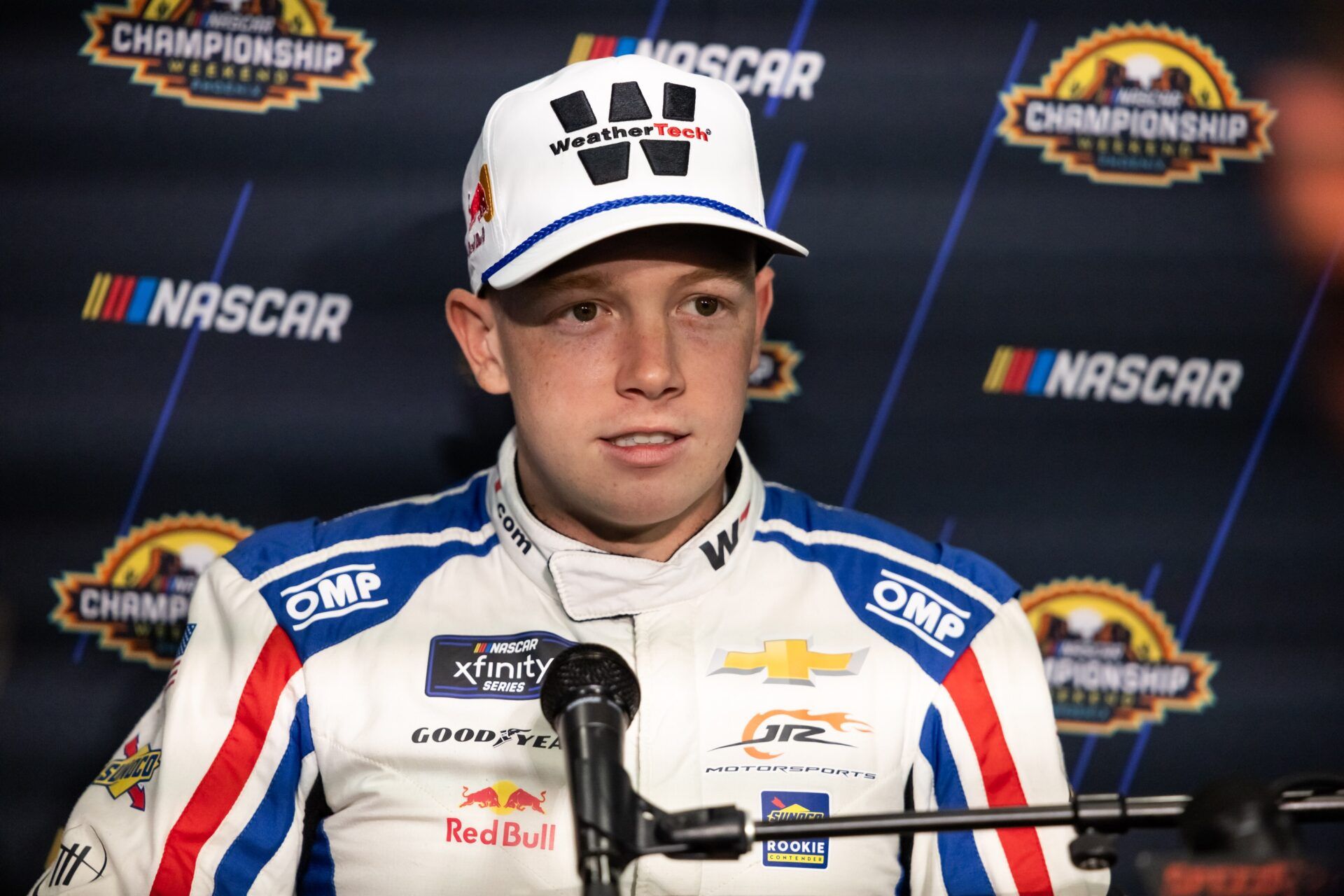NASCAR Xfinity Series driver Connor Zilisch during Championship Four media day at Phoenix Raceway.
