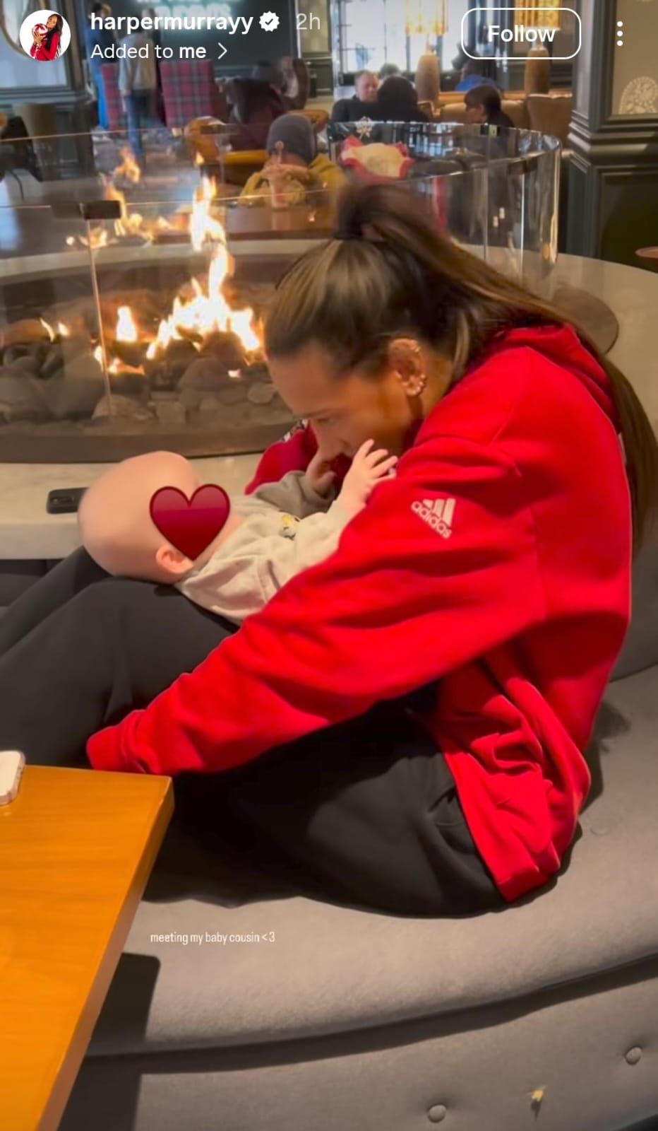 Screenshot of Murray's story