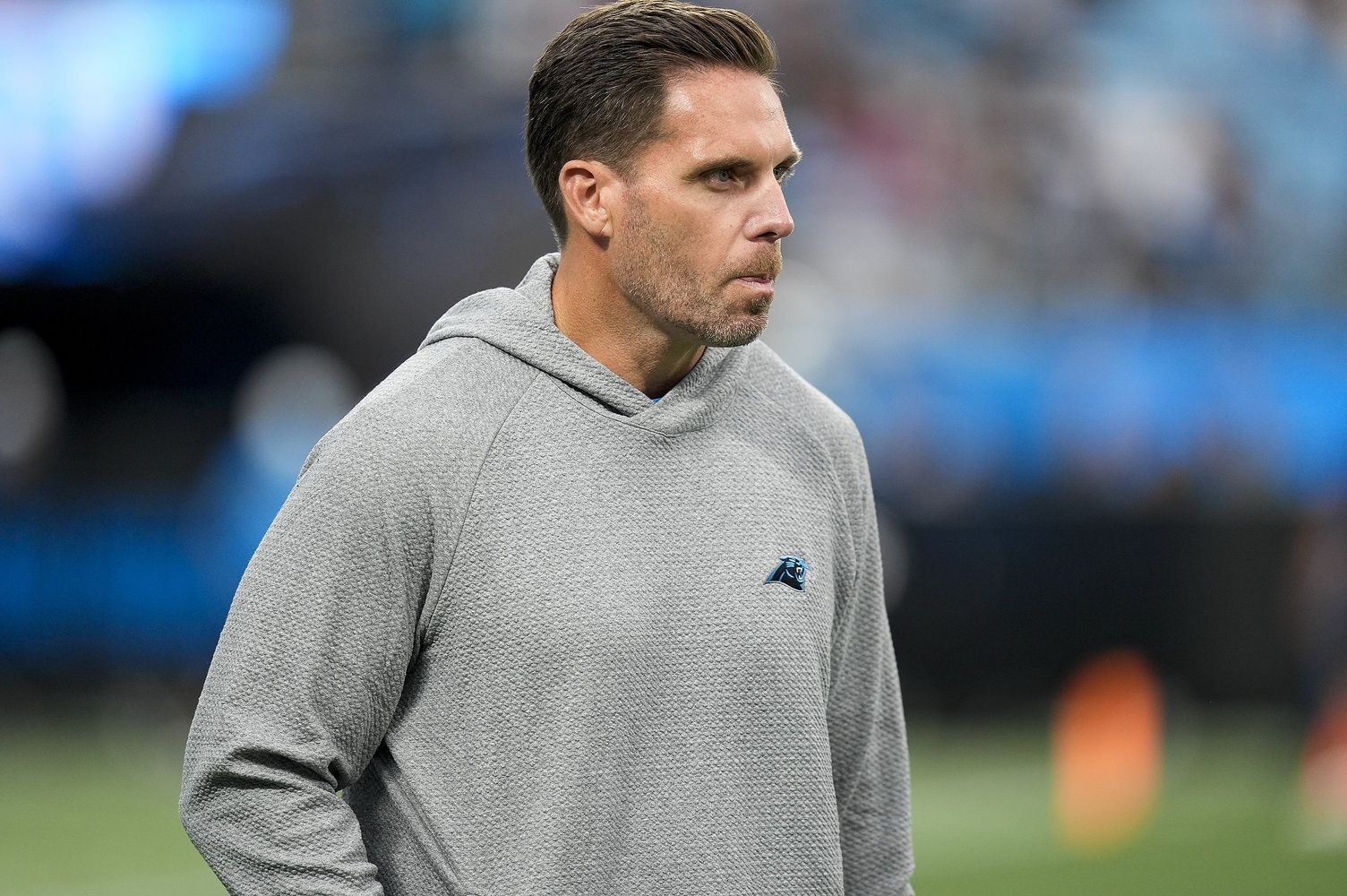 Carolina Panthers team manager Dan Morgan during Fanfest at Bank of America Stadium.