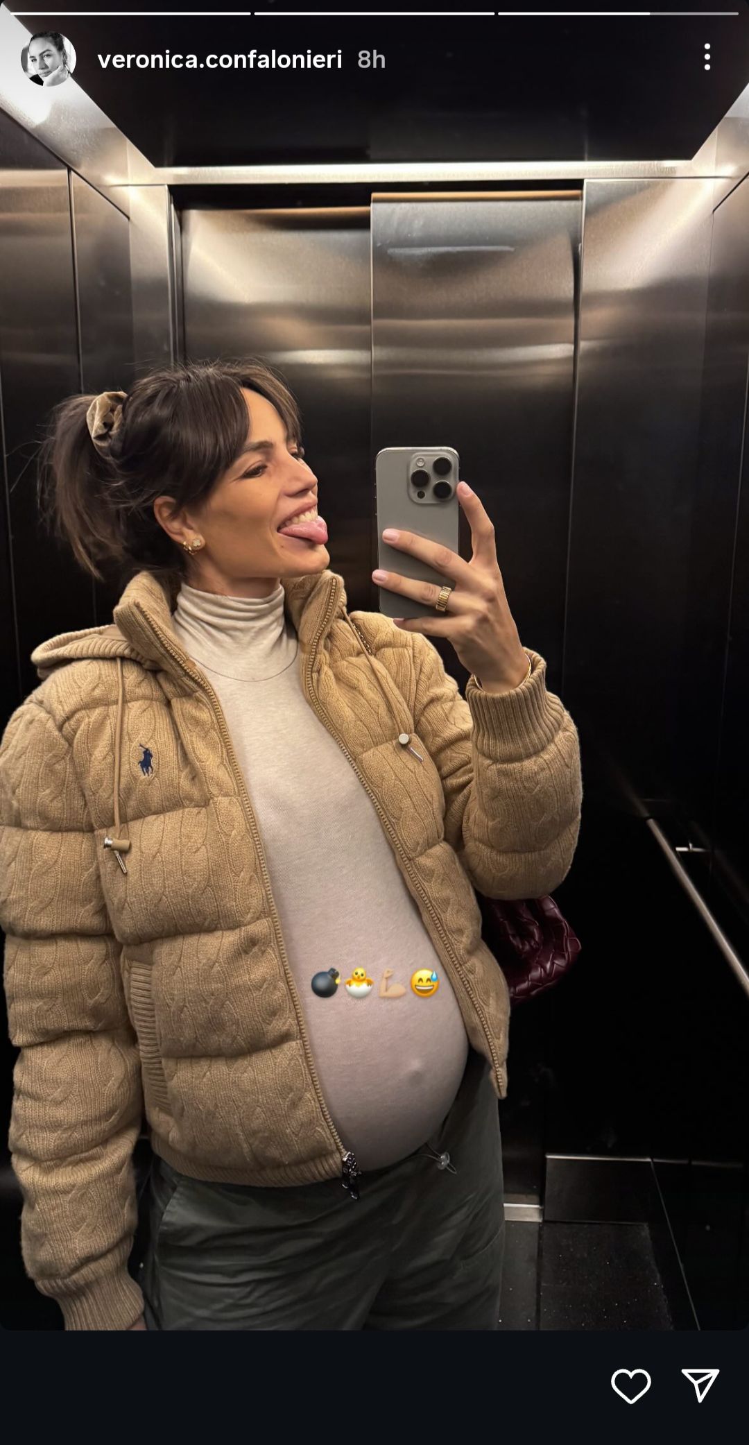 Lorenzo Musetti's girlfriend Veronica Confalonieri on Instagram