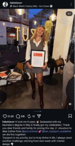 Lieke Klaver's Instagram post