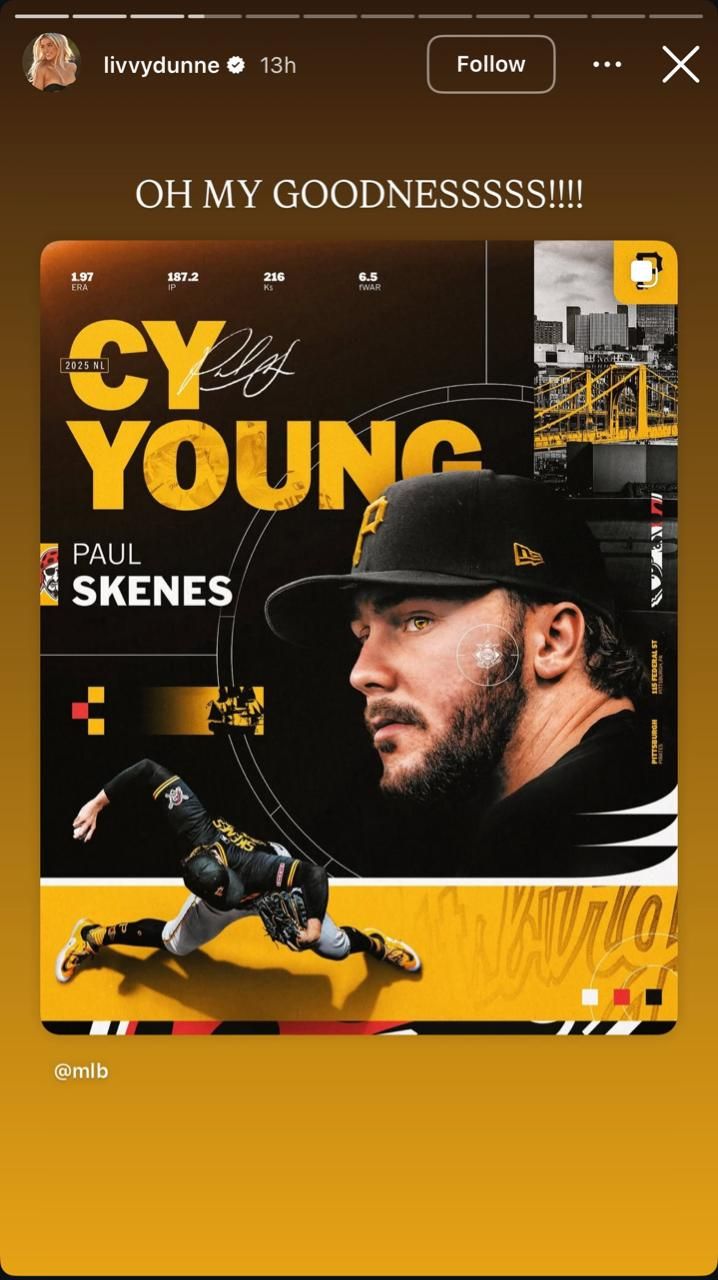 Still taken from Dunne's Instagram (Source: @livvydunne/Instagram)