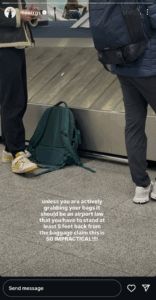Taylor Fritz’s Girlfriend Witnesses Scary Incident As Fire Breaks Out Upon the Couple’s Return to New York From ATP Finals in Turin Riddle asking for an airport law via her Instagram story