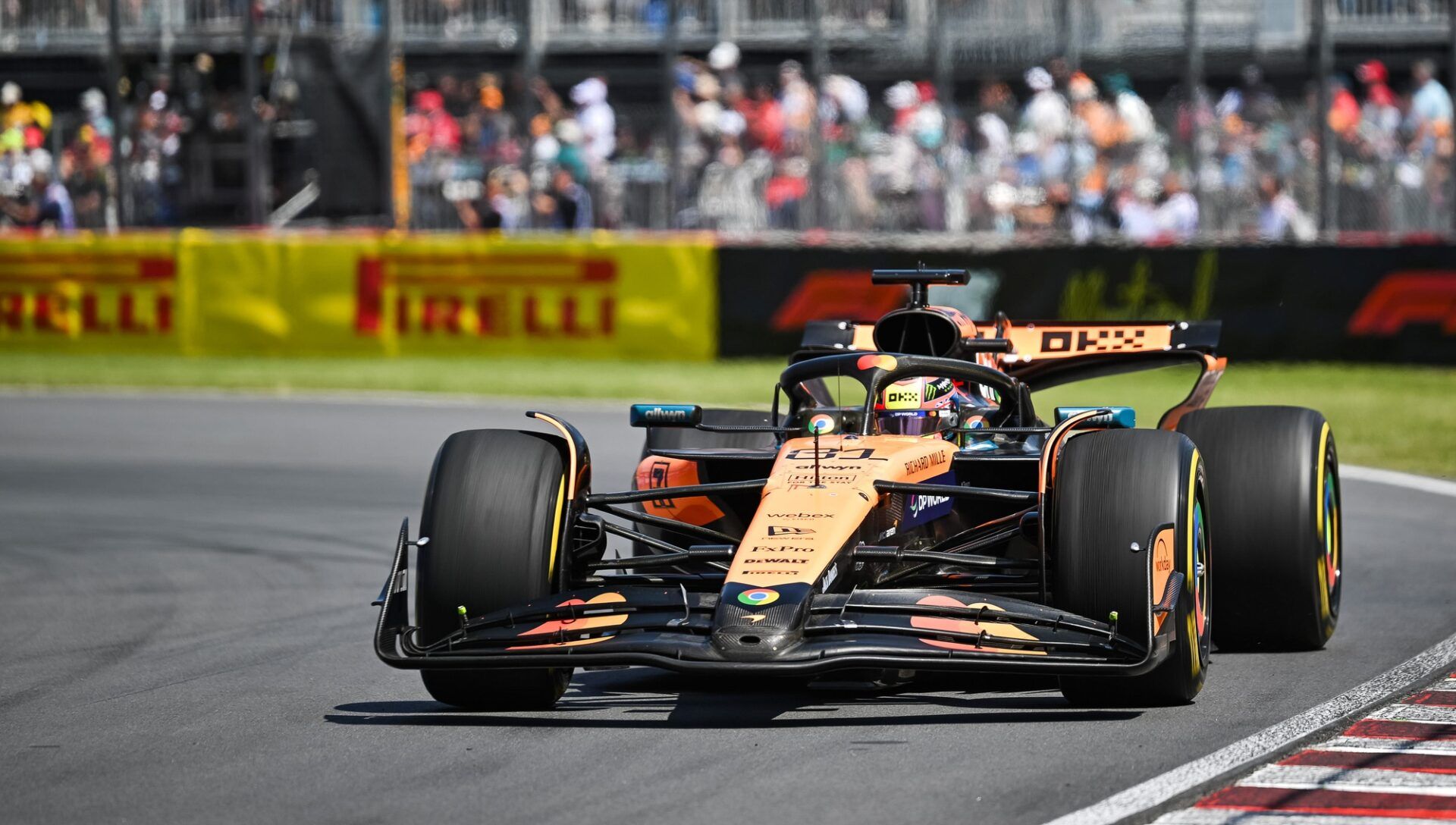 McLaren driver Oscar Piastri (81) during the F1 Canadian Grand Prix at Circuit Gilles-Villeneuve.