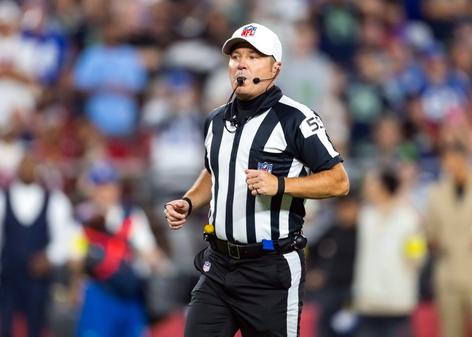 NFL referee Alex Kemp during the Seattle Seahawks game against the Arizona Cardinals at State Farm Stadium.