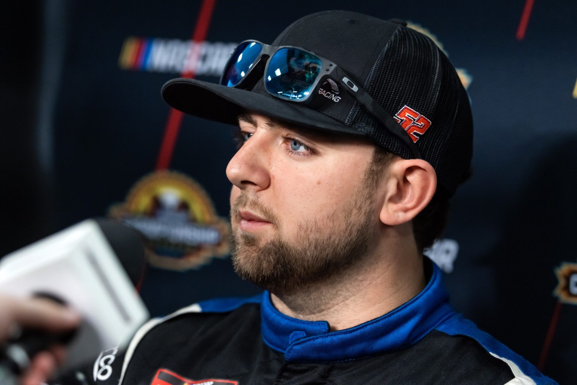 NASCAR Truck Series driver Kaden Honeycutt during Championship Four media day at Phoenix Raceway.