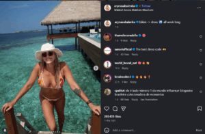 Aryna Sabalenka on Instagram