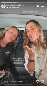 Aryna Sabalenka on Instagram