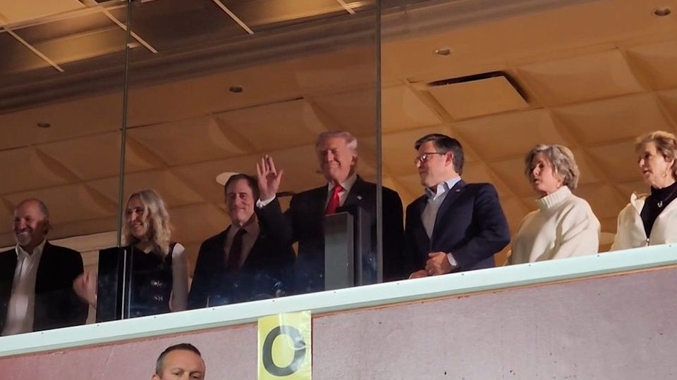 President Donald Trump became the first sitting POTUS to attend a regular season NFL game since 1978.