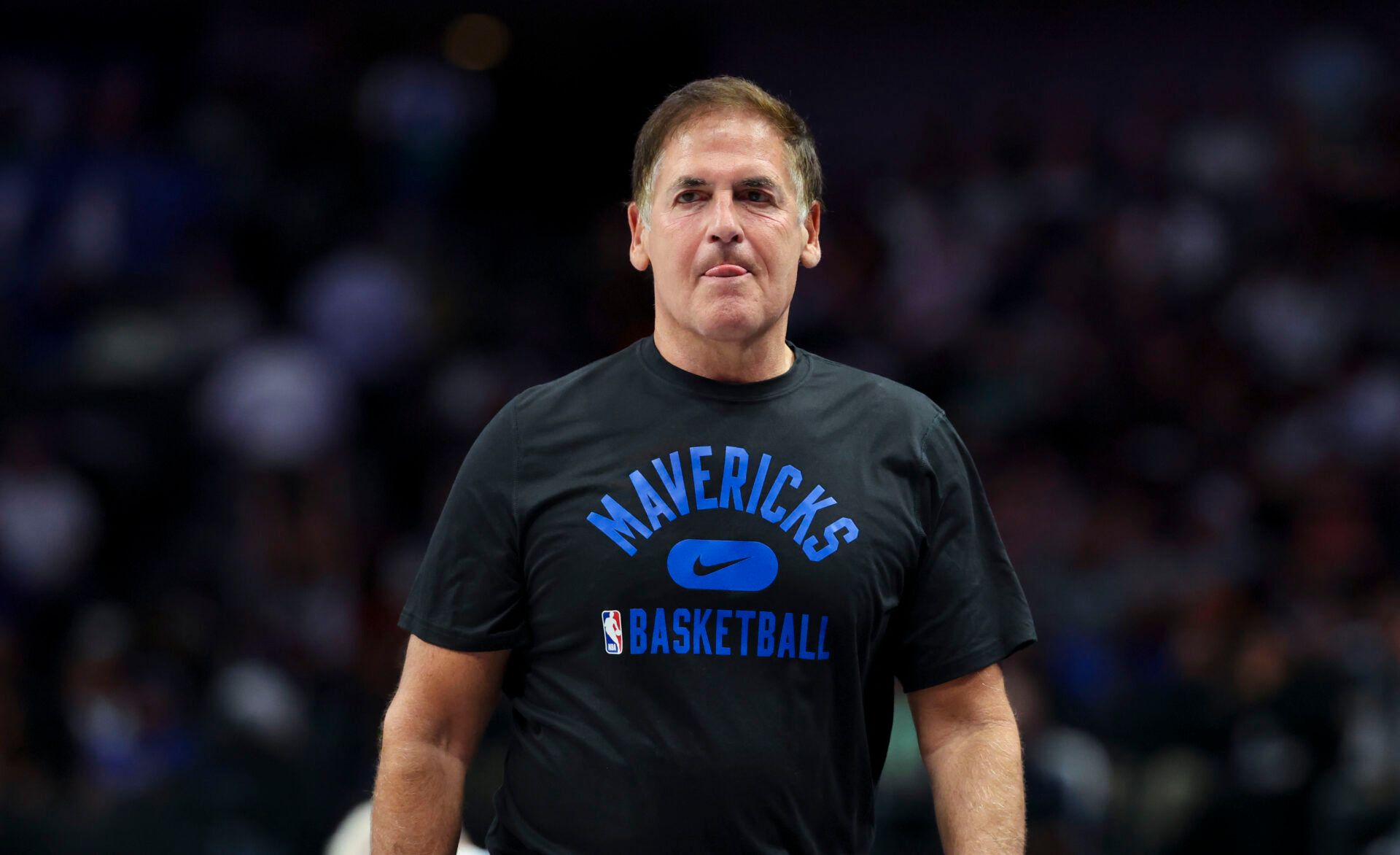 Dallas Mavericks minority owner Mark Cuban during the game against the Chicago Bulls  at American Airlines Center.