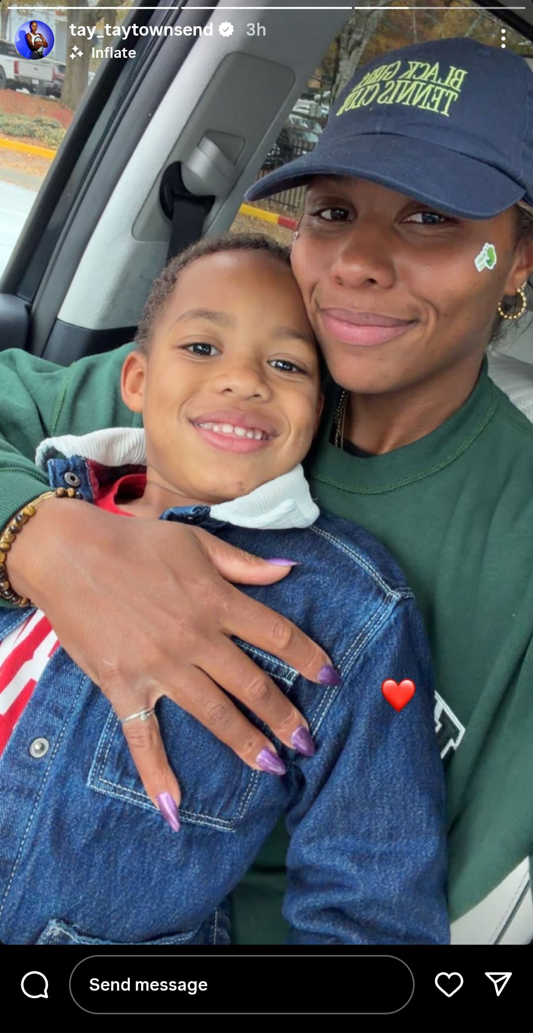 Taylor Townsend on Instagram