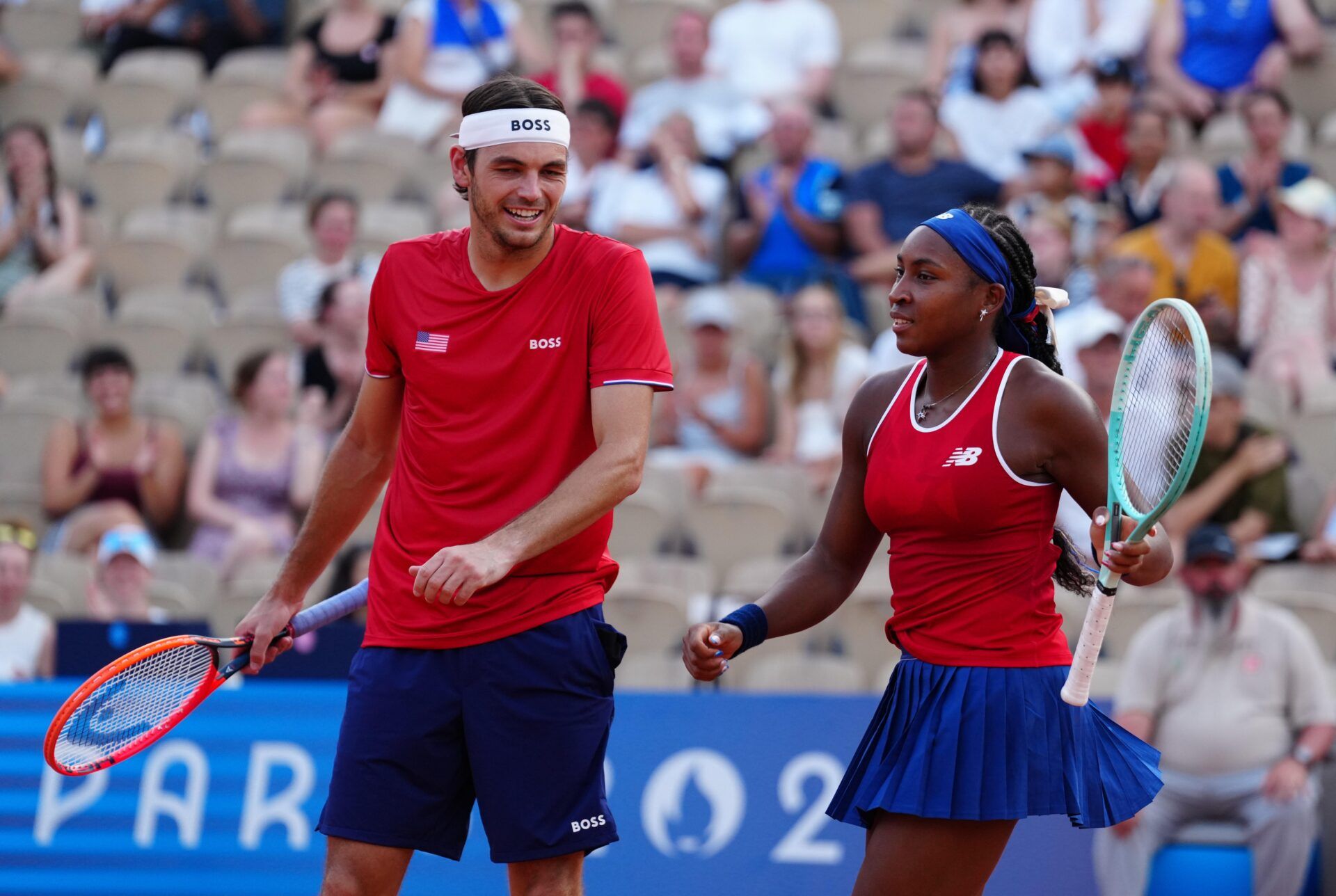 Coco Gauff and Taylor Fritz