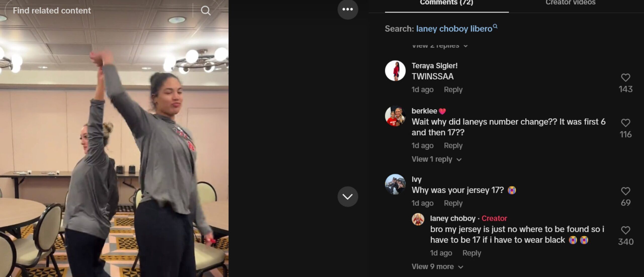 Screenshot of Choboy’s comment. Credits - TikTok/ laney choboy