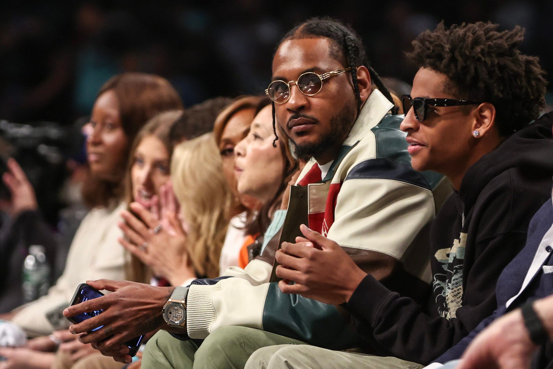 NBA Legend Carmelo Anthony Watches On As His Son Kiyan Puts On a Show for  Syracuse, image size:1920x1280