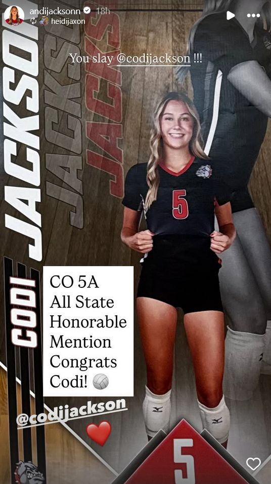 Screenshot of Jackson’s IG story. Credits - andijackson