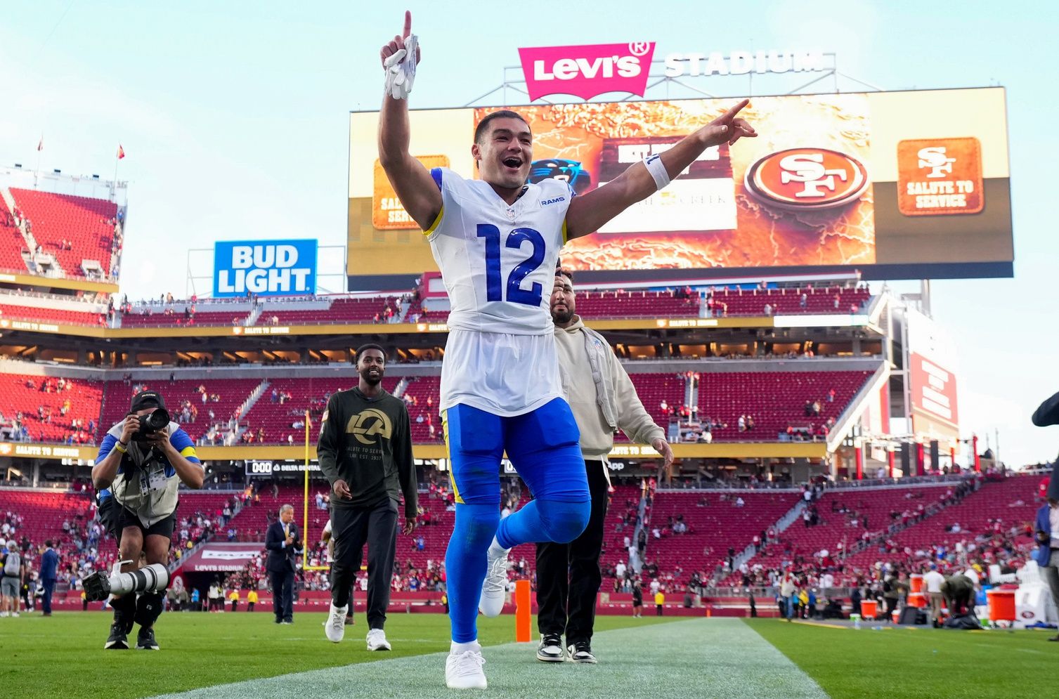 Rams’ Puka Nacua Admits to Fred Warner That 49ers Are His Toughest Matchup