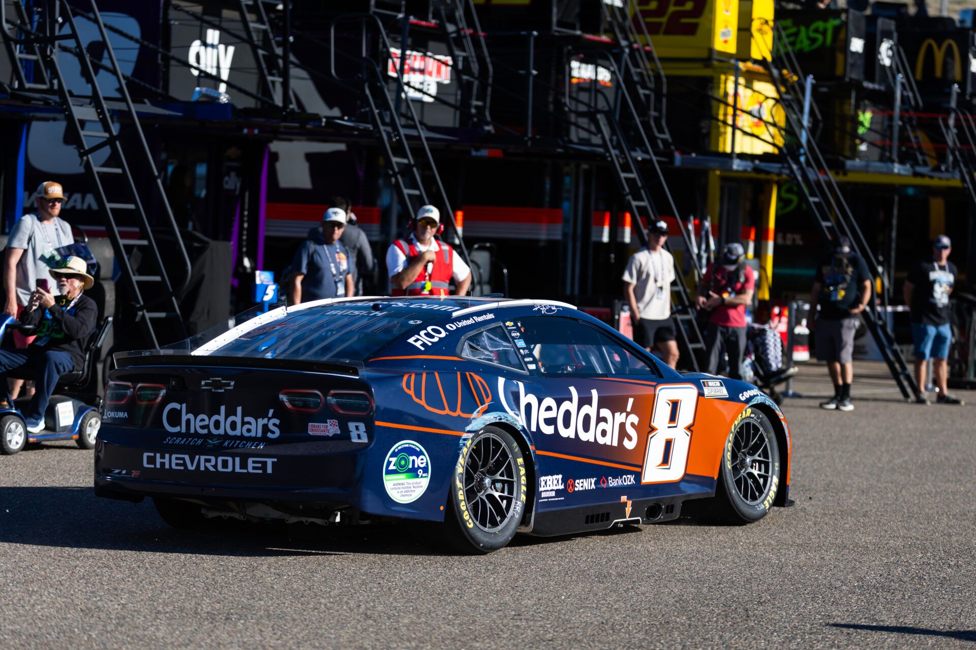 NASCAR Cup Series driver Kyle Busch (8) during practice for the NASCAR Championship race at Phoenix Raceway.