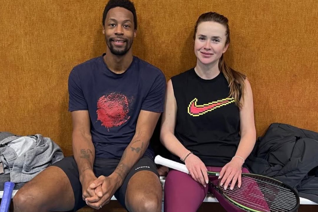 Gaël Monfils and Wife Elina Svitolina Prove They’re ‘Couple Goals’ During Adorable Dance Session on Tennis Court