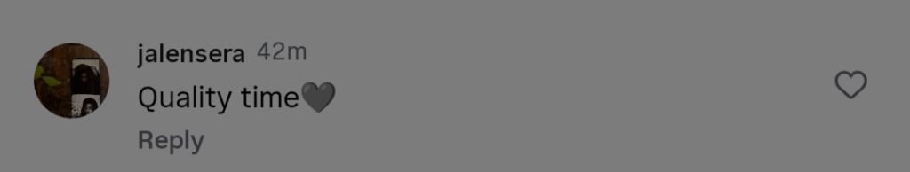 Coco Gauff's boyfriend Jalen Sera on Instagram